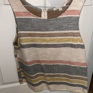 Green Envelope Multicolor Striped Tank Top